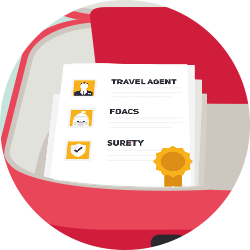how to start a travel agency infographic