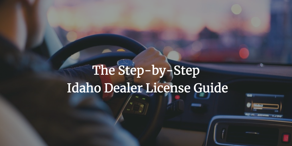idaho dealer license