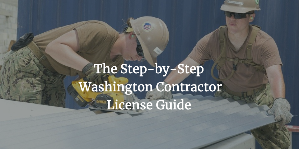 washington contractor license