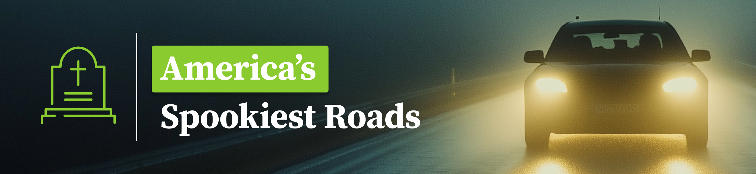 Header image for the 2024 Haunted Roads Report
