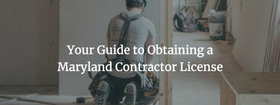 maryland contractor license