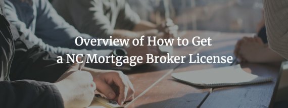 nc mortgage broker license