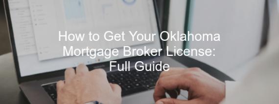 Oklahoma mortgage broker license